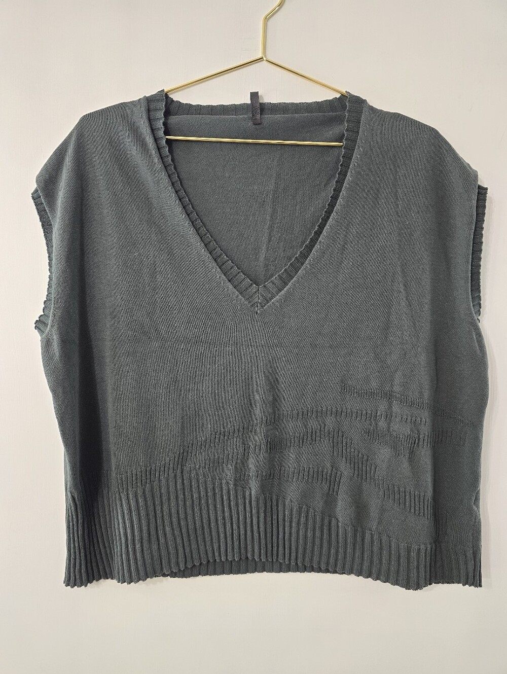 Serien Umerica Serienumerica Serie Numerica Sleeveless Boxy Sweater Vest Size 1